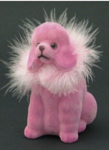 Lion und Snow: Zwei Wackelpudel in pink  