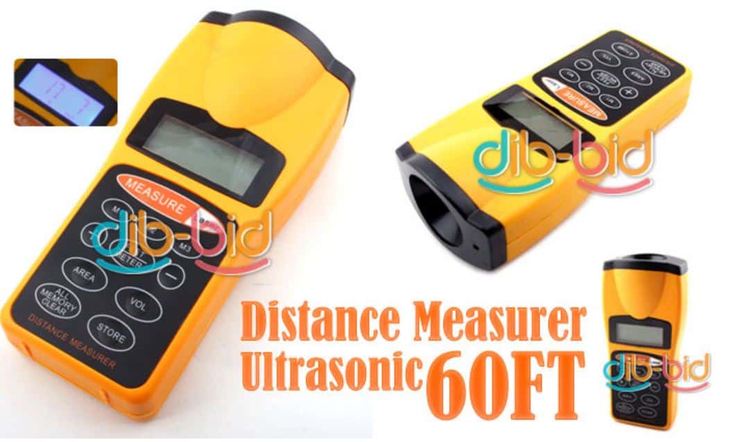 Ultraschall-Entfernungsmesser mit Laser für nur 9,03 Euro inkl. Porto (deutscher Preis: 16,49 Euro + Versand)!