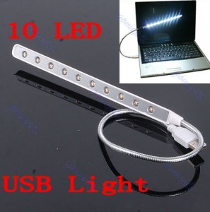 10 led licht laptop, usb led leiste, usb licht led