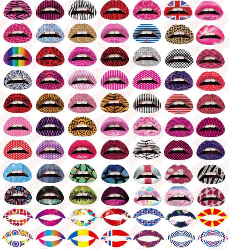 Lippen-Tattoo-Sticker-bester Preis-Mode-Discount-günstig-Gadget-Gadgets-Shop-Geschenke für Frauen