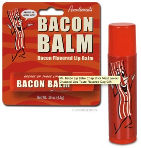 bacon lippenpflege, gebratener schinken lippe