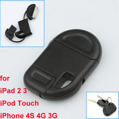 Apple Schlüsselanhänger Ladegerät USB iPhone iPod iPad Gadget Shop bester Preis China