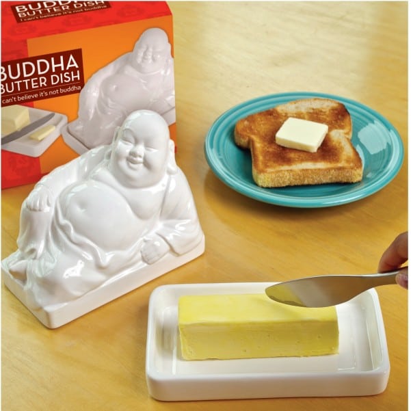 Buddha Butterdose, Buddhadose oder Dose für Butter im Buddha-Design?