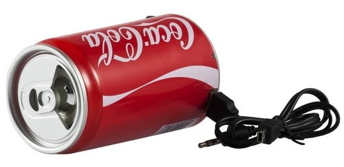 cola dose mp3 player, coca-cola, lautsprecher