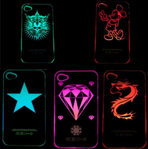 iphone4 led cover, iphone case flash