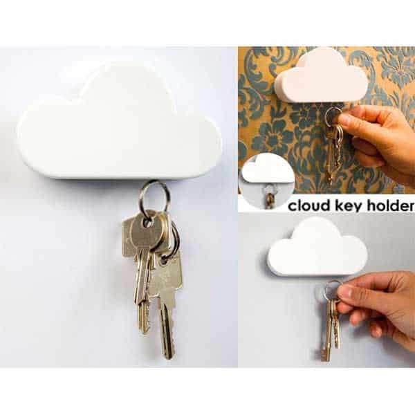 Nur 2,66 Euro (gratis Versand)!! Die “Key-Cloud” ist das magnetische Schlüsselboard im hübschen Design!
