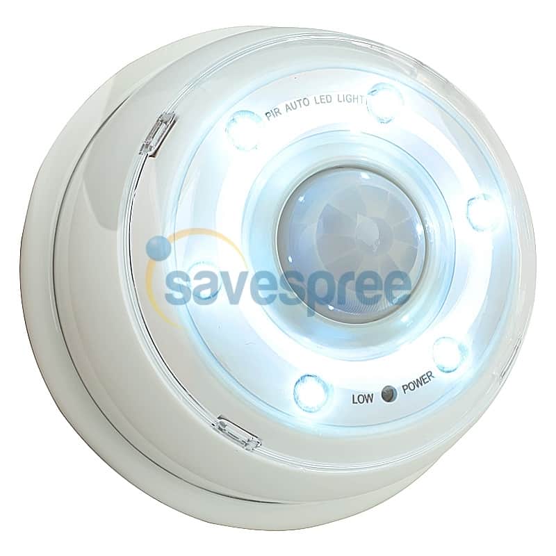 LED Lampe mit Bewegungs-Sensor und Batteriebetrieb für 4,95 Euro (gratis Versand) aus China!
