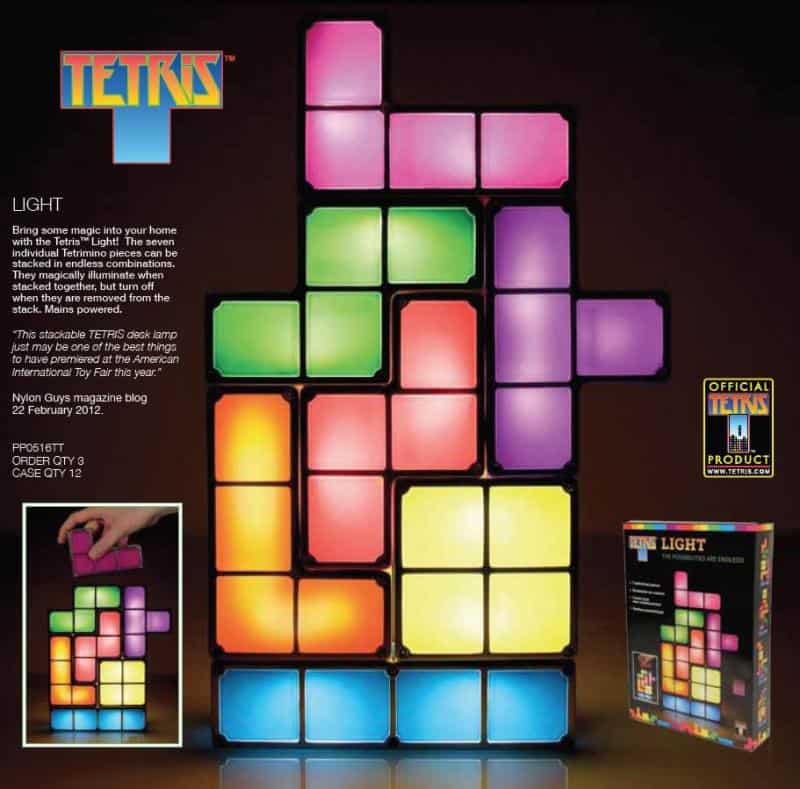 Tetris Leuchte: Stein für Stein das eigene Licht bauen jetzt 15,- € billiger …
