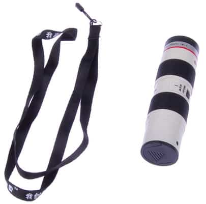 Tragbarer Mini Ventilator mit Halsband im SLR Kameraobjektiv Design für 4,34 € …