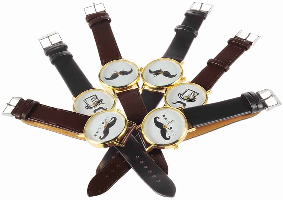 Moustache Armbanduhr, verschiedene Modelle nur 2,14 € …