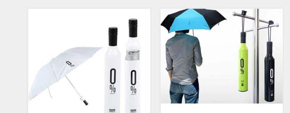 Der Regenschirm in Flaschenoptik für nur 4,81 Euro inkl. Versand aus China!