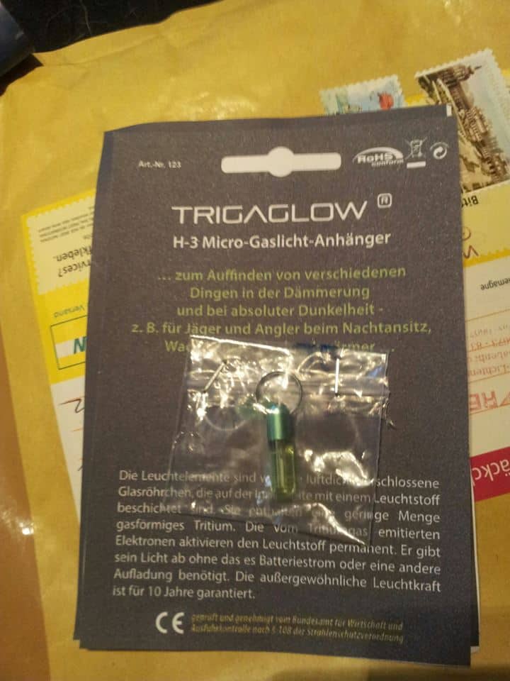 [Der Gewinner ist…] Mal ein kleines Facebook-Gewinnspiel! Original Tritium “TRIGAGLOW” H3 Microgaslicht-Anhänger gewinnen, noch bevor es ihn zu kaufen gibt!