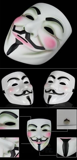 Warum ist die Vendetta „Guy Fawkes“ Maske so günstig? Nur 1,32 Euro (gratis Versand) aus China!