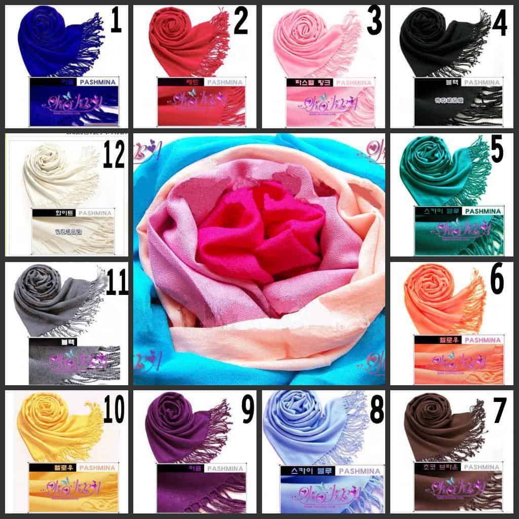 In 19 Farben gibt es den dünnen Schal aus falscher Kaschmir-Wolle für nur 2,55 Euro (gratis Versand)!