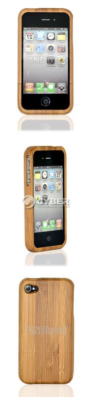 [UPDATE: Nachschub!] Bambus-Cover fürs iPhone! Echtes Holz für nur 4,50 Euro (gratis Versand) aus China!