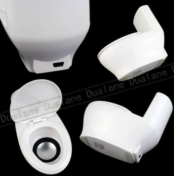 Das stille Örtchen „muckt“ auf: Lautsprecher im WC-Design nur 8,66 € …