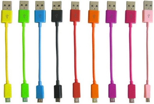 10 cm kurzes Micro USB Ladekabel mit Farbwahl für Smartphones, MP3 Player und mehr nur 0,73 € …