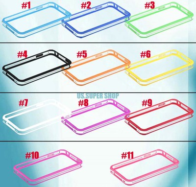 Schnäppchen! Coole Silikon Bumper fürs iPhone 4/4S in 21 Farben nur 0,70 € …