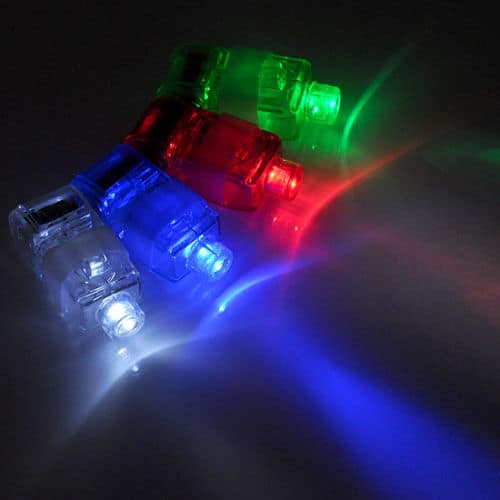 Nicht nur zu Silvester! 4 Stück LED Fingerlinge: Klatschen als Augenschmaus nur 0,68 € (0,17 €/Stück) …