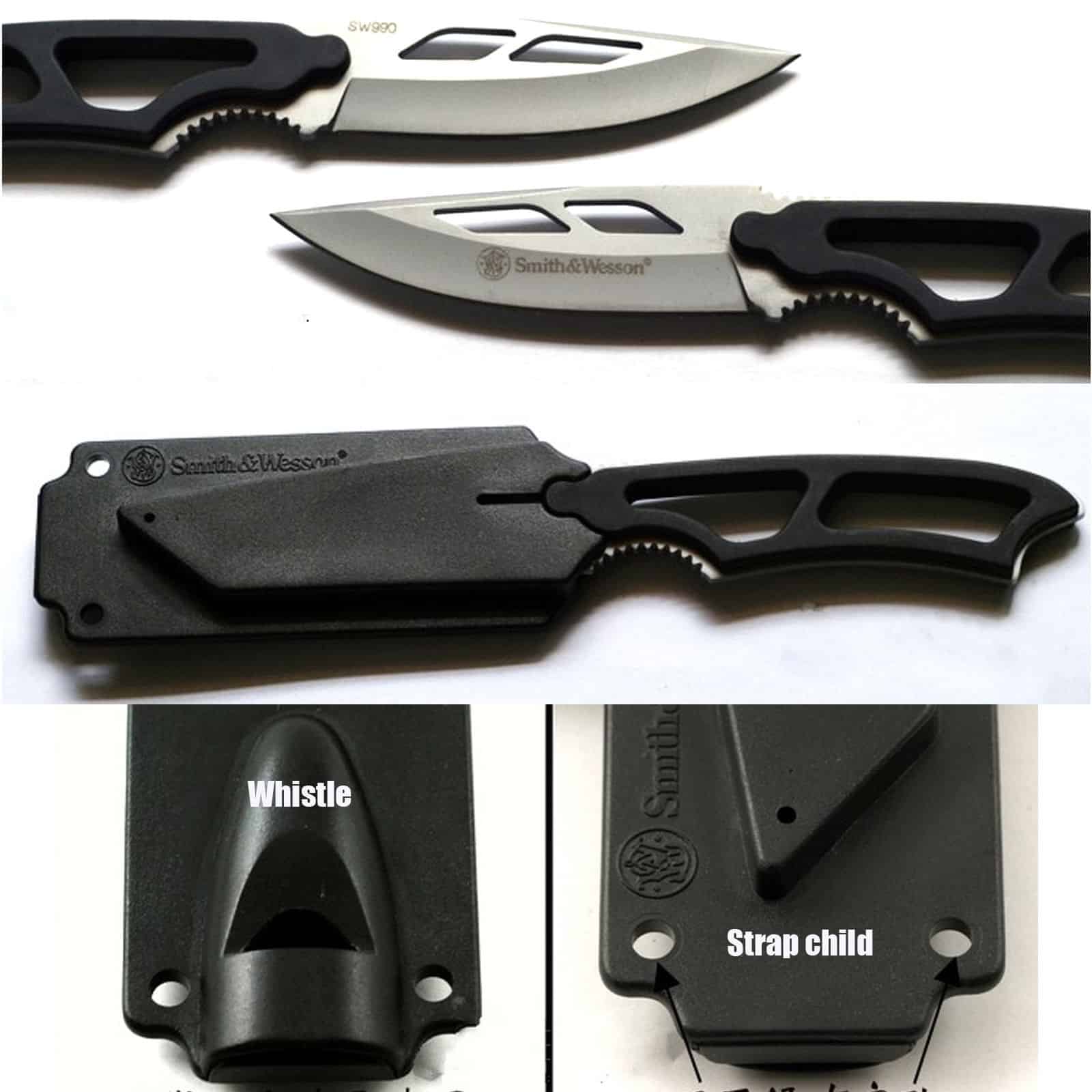 Smith & Wesson (SW990 / 212408) Neck Knife ab günstigen 4,38 Euro inkl. Porto (Preisvergleich: ~25 Euro)!