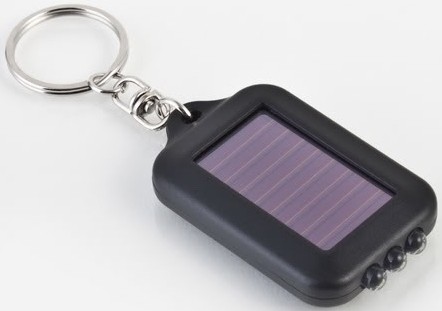 [Günstiger] Mini Solar Taschenlampe mit 3 LEDs und Schlüsselanhänger nur 87 Cent …