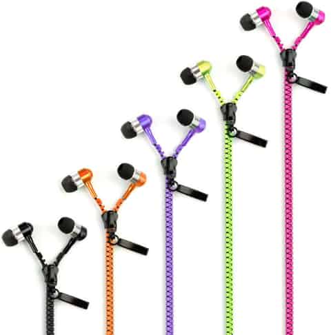 Reißverschluss: Headset mit Mikrofon als Zipper mit Farbwahl ab nur 2,65 Euro …