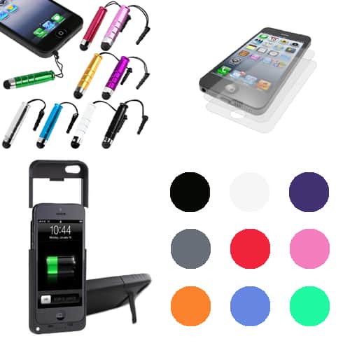 Externer Akku: 2200 mAh Cover/Stand mit Farbwahl fürs iPhone 5 nur 11,16 € …