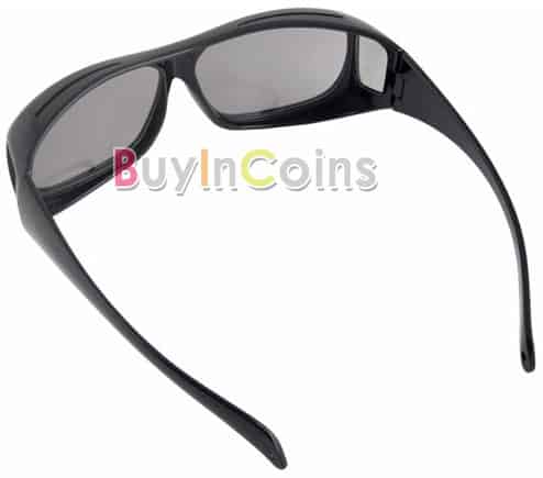 Autofahrer-Sonnenbrille mit seitlichem Blendschutz in 2 Farben nur 2,07 € …
