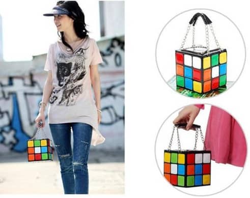 Handtasche in Rubik’s Würfel Design nur 6,63 € …