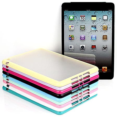 Transparentes Cover mit farbigem Rahmen fürs iPad Mini nur 1,79 € …