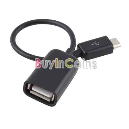 USB-Sticks + Festplatten mit dem USB OTG Adapter ans Smartphone oder den Tablet anschließen!