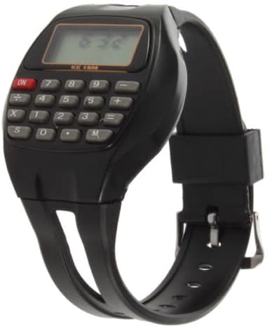 Schnäppchen des Tages! Retro-Armbanduhr mit Quarzanzeige und Taschenrechner nur 0,72 € …