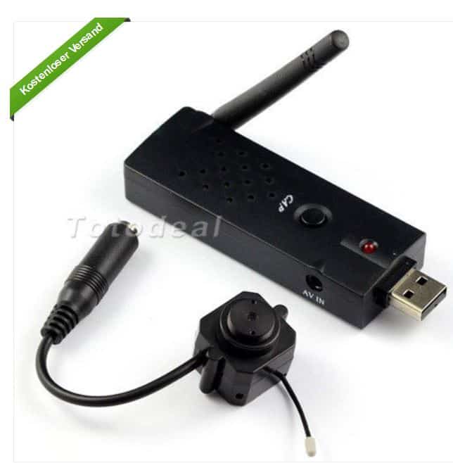 Mit dem USB Empfänger könnt ihr Signale von vielen Funkkameras am Notebook sehen!