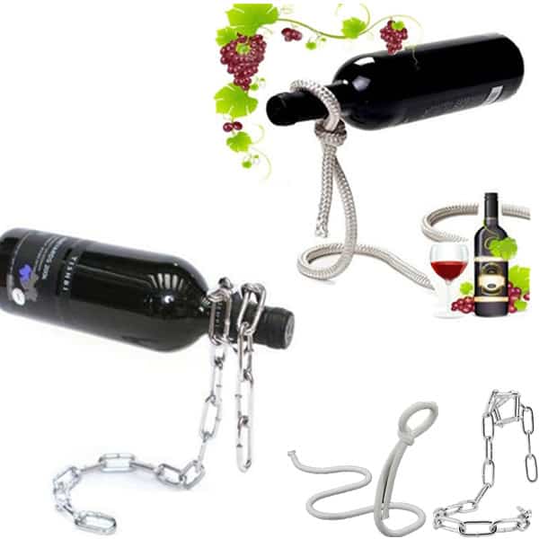 Der Magische Weinflaschen-Halter „Seil“ ab unglaublichen 4,26 Euro inkl. Versandkosten aus China!