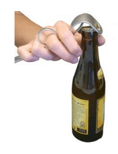 Mit einer Hand Flaschen öffnen!