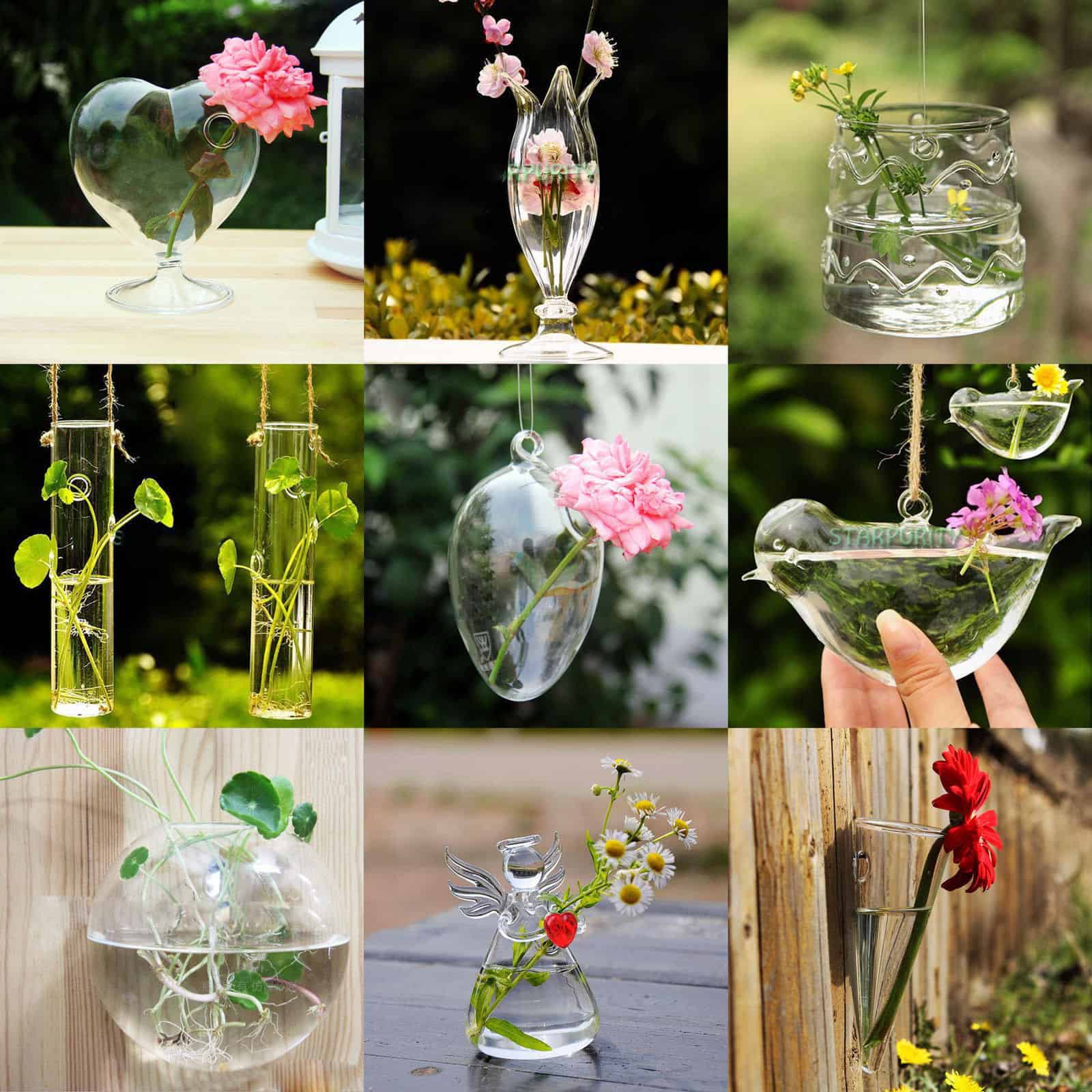 Die Qual der Wahl! 28 Vasen aus Glas ab nur 3,02 Euro (gratis Versand) pro Stück!