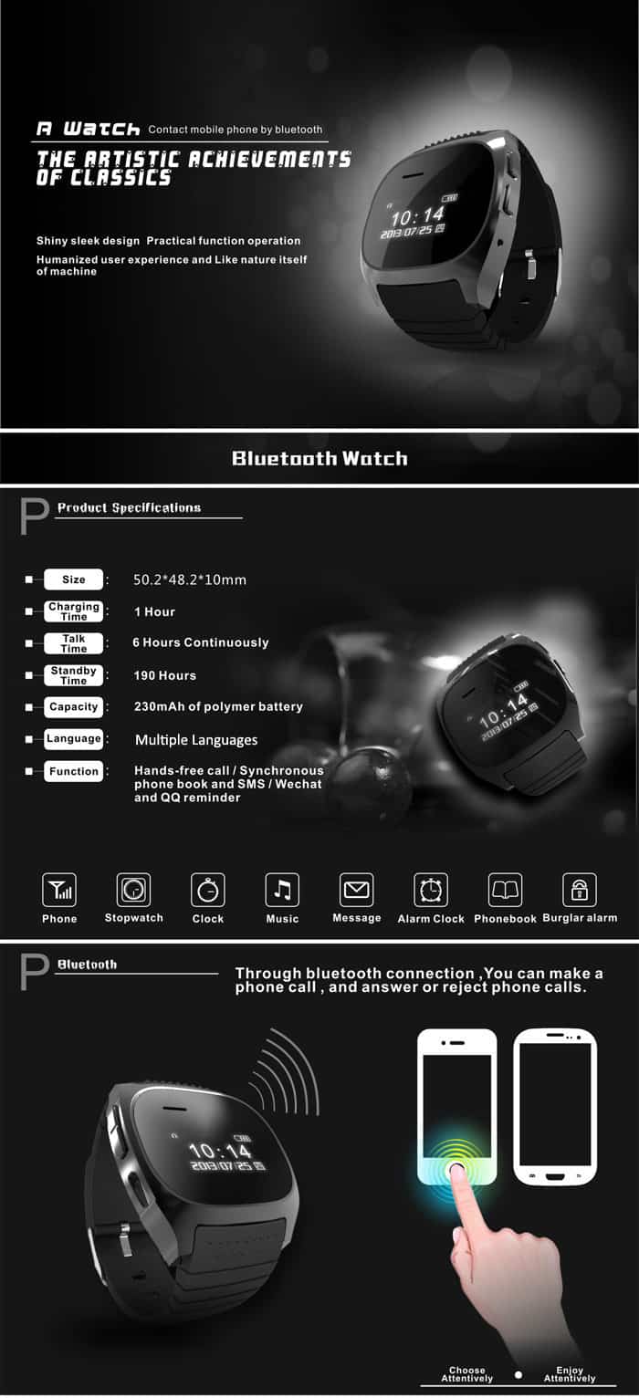 Smartwatch (Android) zollfrei aus China! Die R-Watch für nur 24,24 Euro (gratis Versand)!