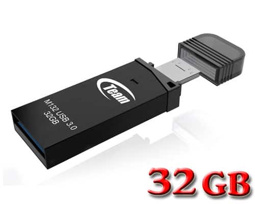 USB 3.0 + Micro USB OTG Speicherstick mit 32 GB für nur 13,99 Euro (gratis Versand)! Bei der Datenmenge bessere einen flotten Stick!