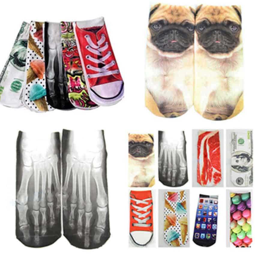 Lustige „Harajuku Style“ Socken je Paar nur 93 Cent (gratis Versand)!