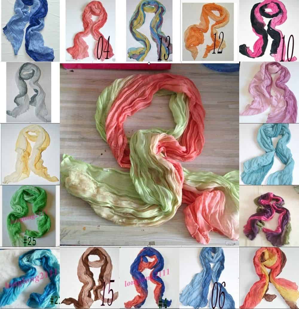 Schals in vielen verschiedenen Farben für nur 1,33 Euro (kostenloser Versand)!