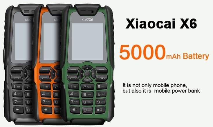 Xiaocai X6? 360 Stunden (15 Tage) Standby oder 1000 Minuten telefonieren? Power Bank ? Taschenlampe?