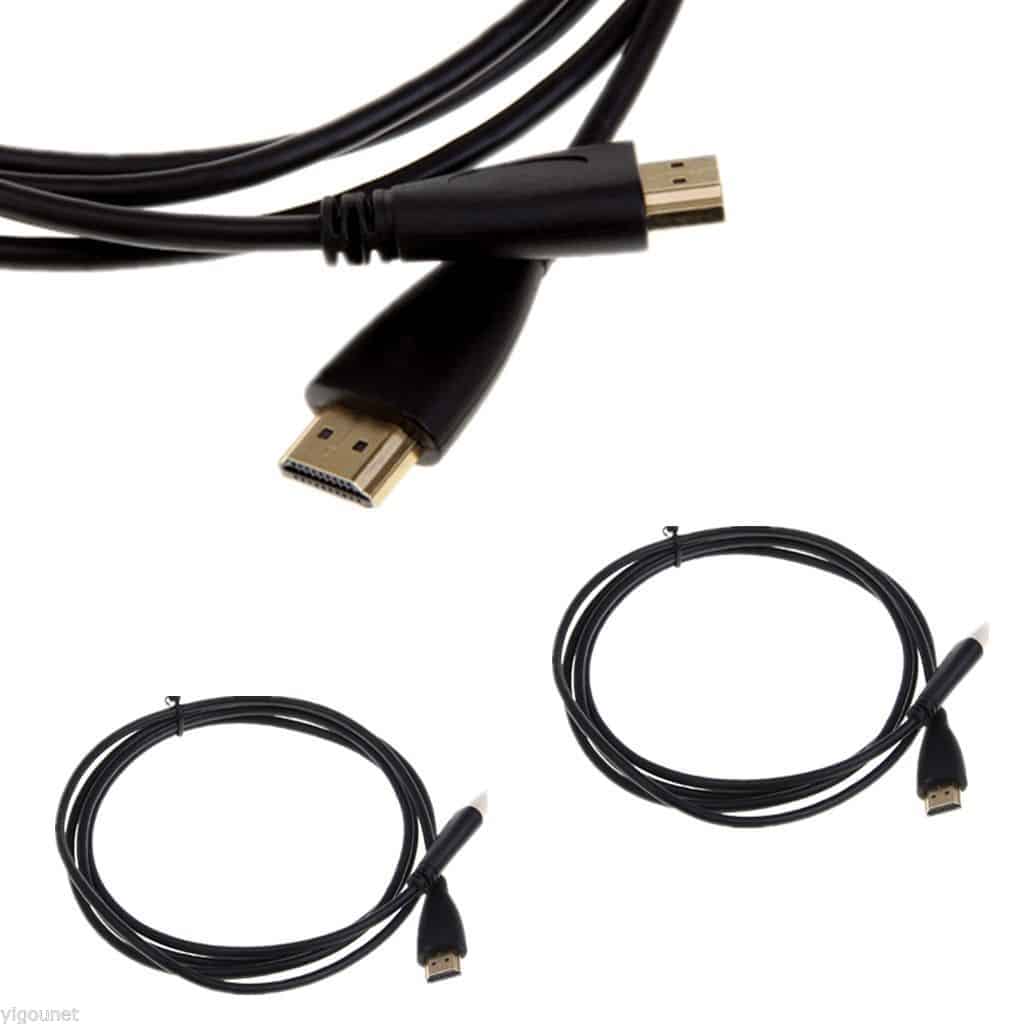3 Stück HDMI Kabel (je 1,8 Meter) für zusammen nur 1 Euro (gratis Versand)!