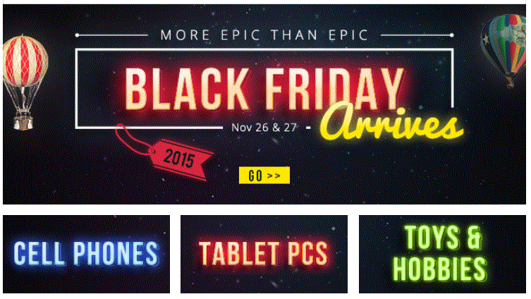 BLACK FRIDAY DEALS!