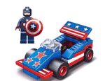 Captain America Figur inkl. Fahrzeug