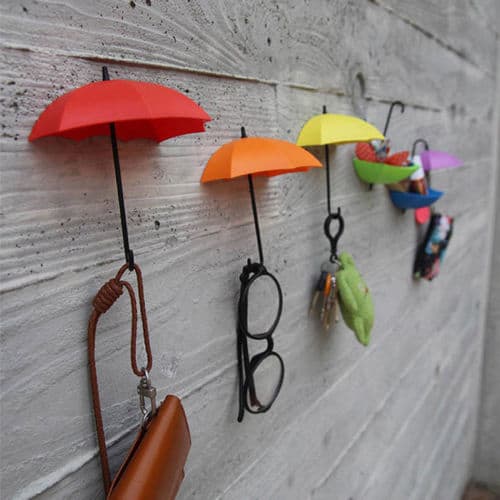 [eBay] Schlüsselhalter im Regenschirm Design im 3er Pack ab nur 1,46 Euro (gratis Versand)!
