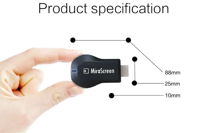 MiraScreen Media Player (HDMI Dongle) fürs TV nur 8,56 Euro (gratis Versand) bei Gearbest!