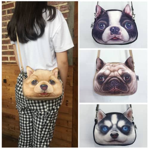 Lustige 3D Handtasche als Hund oder Katz!