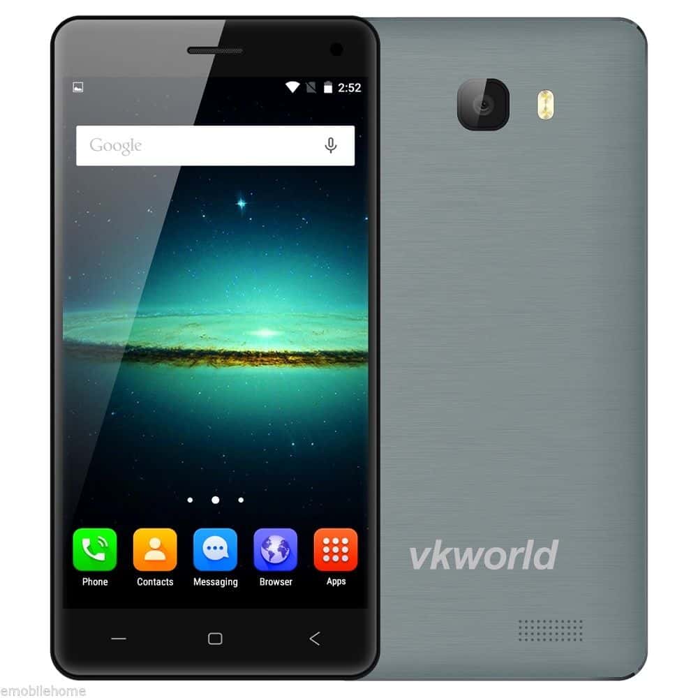 Vkworld T5 Smartphone mit 5″ HD-Display, Android 5.1, MTK6580 Quad Core, 2GB/16GB für nur 37,07 Euro (gratis Versand)!