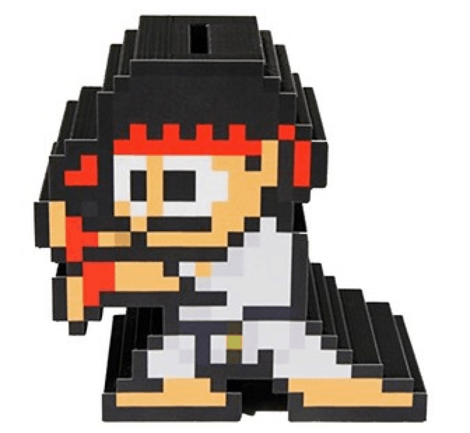 Pixel-Retro! Street Fighter Ryu – Arcade Pixel Spardose nur 2,45 Euro inkl. Lieferung