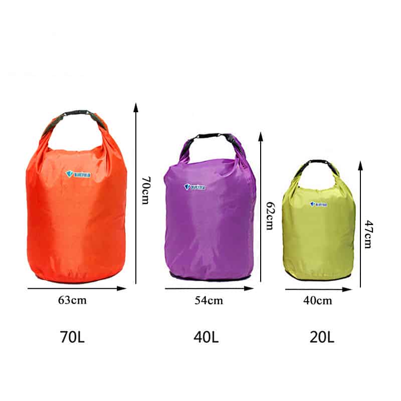 Wasserfeste Outdoor Universal-Tasche! Nur 4,77 Euro mit 70 Litern oder 2,96 Euro mit 20 Litern!